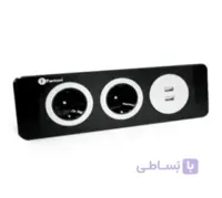 پریز برق روکار با درپوش مگنتی سیلور فانتونی N326