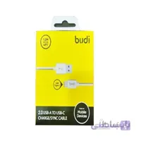 کابل شارژر TYPE C بیودی BUDI مدل M8J166TC متراژ 1.2 متر