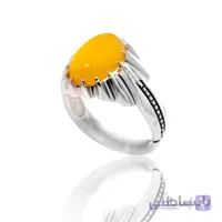 انگشتر نقره مردانه شرف الشمس 925 کد:۱۸۵۲