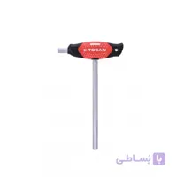 آچار آلن شش گوش دسته تی T سایز 6mm توسن TOSAN مدل T7.6TH
