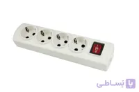 سیم سیار 4 راهی ارت دار - 2.5 متر