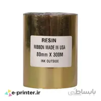 ریبون چاپ لیبل پرینتر Resin 80mm*300m