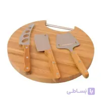 ست سرو پنیر چوبی بامبو برند بامبوم مدل ریکوتا