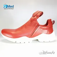 کفش چرم طبی زنانه پاتکان کد ۱۰۹۷- رنگ قرمز
