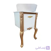 روشویی PVC سام دوپایه طلایی