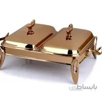 سوفله خوری دو خانه تک استیل رزگلد