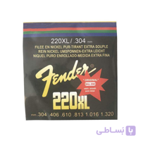 سیم گیتار کلاسیک فندر بلک مدل 220XL