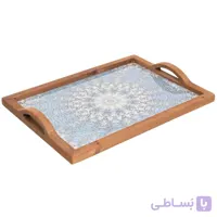 سینی چوبی طرحدار کد 70015