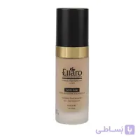 کرم پودر ضد چروک اِلارو مدل Anti Age حجم 40 میل شماره 03 - بژ طبیعی ا Ellaro Anti Age Light Mattifying Foundation 40ml No.03 Natural Beige