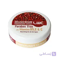 کرم مرطوب کننده عش ویتامینCوB5وE وعصاره انار حجم ۱۰۰ میلی لیتر