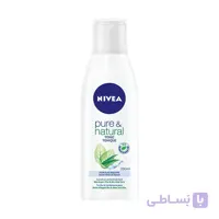 تونر پاک کننده ارایش صورت نیوا مدل pure and amp natural حجم 200 میلی لیتر