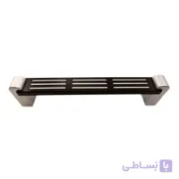 دستگیره کابینت دو پیچ پلاستیکی بهسازان مدل A33 طرح ساتن ونگه