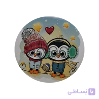 پیکسل طرح جغد عاشقانه
