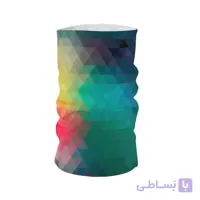 دستمال سر و گردن هاماگراف مدل اهرام رنگارنگ