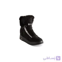 نیم بوت لبه خزدار زنانه - 17101
