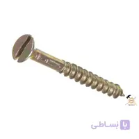 پیچ چوب 6 سانت ( 2/5 در 12 ) رولپلاکی 144 عددی یک قراص