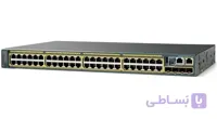 سوئیچ ۴۸ پورت سیسکو مدل WS-C۲۹۶۰S-۴۸TS-L ا CISCO WS-C2960S-48TS-L 48Port Switch