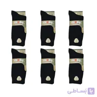 جوراب زنانه دوندار مدل SSSE-78 بسته 6 عددی