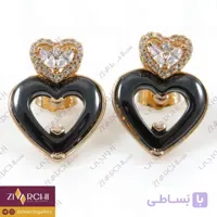 گوشواره میخی ژوپینگ (طرح قلب) 588