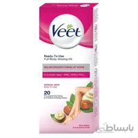 نوار مو بر ویت 20 عددی مناسب پوست نرمال ا Veet Hair Remover Strips 20Pcs