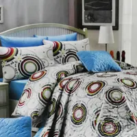سرویس خواب هوبی طرح تویین مدل Trend دو نفره 9 تکه