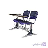 صندلی دانشجویی فایبرگلاس دونفره