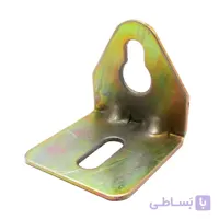 گونیا 90 درجه فلزی دو سوراخ ضخامت 1.25 میلی‌متر بسته 25 عددی