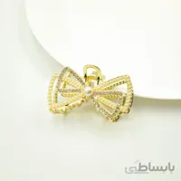 کلیپس فلزی مروارید و نگین کد C138