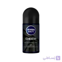 رول دیودورانت ضد تعریق نیوا Nivea مردانه مدل Deep المانی حجم 50 میلی لیتر