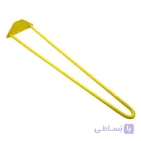 پایه سنجاقی فلزی میز زرد ارتفاع 45 سانتی‌متر
