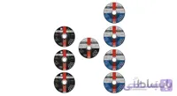 مجموعه 11 عددی صفحه برش تروتک مدل AD 125 M/S/MG
