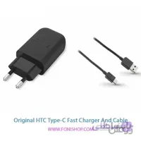 کابل و شارژر فست شارژ تایپ سی اصلی اچ تی سی HTC