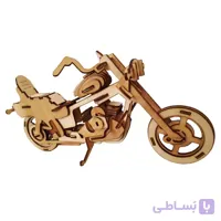 پازل سه بعدی چوبی برتاریو مدل Motorcycle