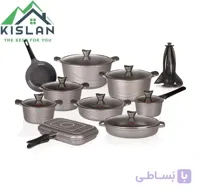 سرویس قابلمه 30 پارچه خاکستری اشن کاندید