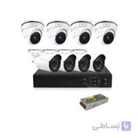 پکیج 8 دوربین AHD سری حرفه ای