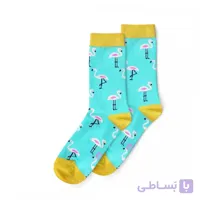 جوراب فانتزی طرح فلامینگو