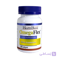 كپسول نرم ژلاتینی امگا فلكس 60 عددی هلث برست ا Health Burst Omega Flex Softgels