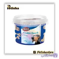 تشویقی سگ تریکسی مدل Cookie snack farmies وزن 1.300 گرم