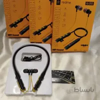 هدفون بی سیم بلوتوث Realme Buds Q201,ابعاد محصول: 35.5* 11*0.5 سانتی متر,وزن حدودی: 31.8 گرم,مدل: Q201,رنگ: سیاه و زرد