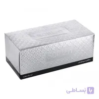 دستمال کاغذی جعبه ای سری نقره ای 300 برگ سافتلن