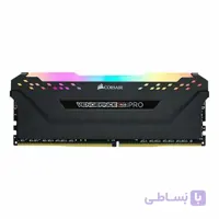 رم کامپیوتر Corsair Vengeance RGB PRO Black 8GB DDR4 3200MHz