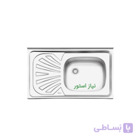سینک ظرفشویی روکار کلاسیک ایلیااستیل کد 111