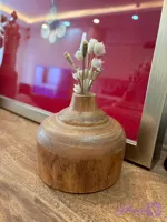 گلدان چوبی مینیمال روستیک