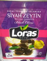 زیتون سیاه چروک لوراس ده کیلویی ترکیه