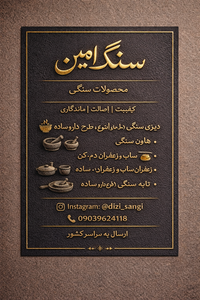 محصولات سنگی دیزی مشهد