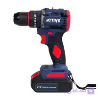 دریل پیچ گوشتی چکشی شارژی براشلس 21 ولت اکتیو مدل AC-3121BL
