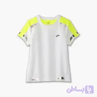 تیشرت ورزشی زنانه بروکس Atmosphere Short Sleeve سفید کربنات
