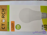 لامپ led کم مصرف خورشیدی ۱۲وات ولتاژ ۱۲ الی ۳۶ ولت