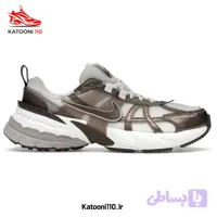 کتونی نایک مدل V2K Run سفید برنزی