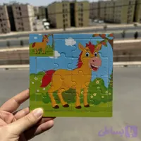 پازل ۱۵ تکه اقتصادی طرح اسب